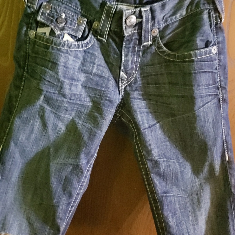 True religion cut off shorts